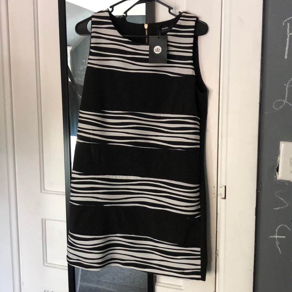 Black and white dress